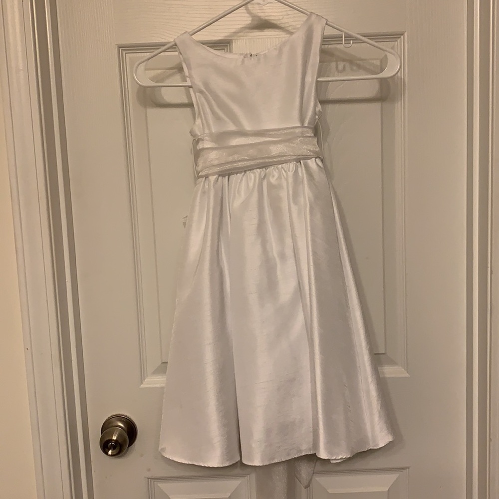 White Flower Girl Dress